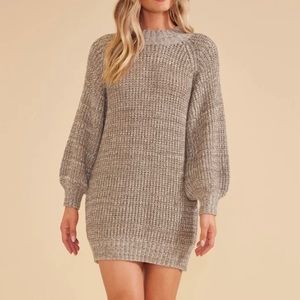 Nwt- MINKPINK- Baxter Knit Dress